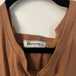 brown summer dress